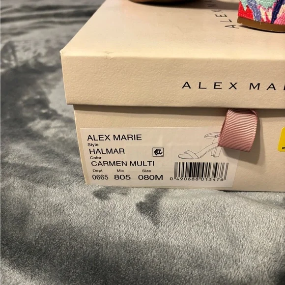 Alex Marie Colorful Patterned Heels - Picture 4 of 7